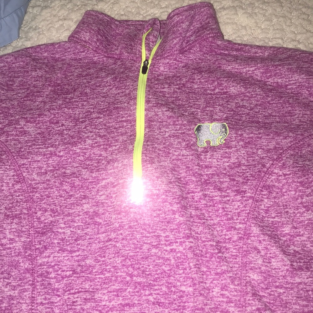 Ivory Ella half zip sweater